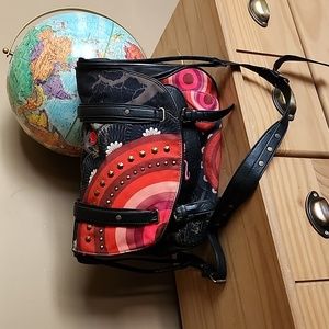 Desigual multi color shoulder crossbody bag